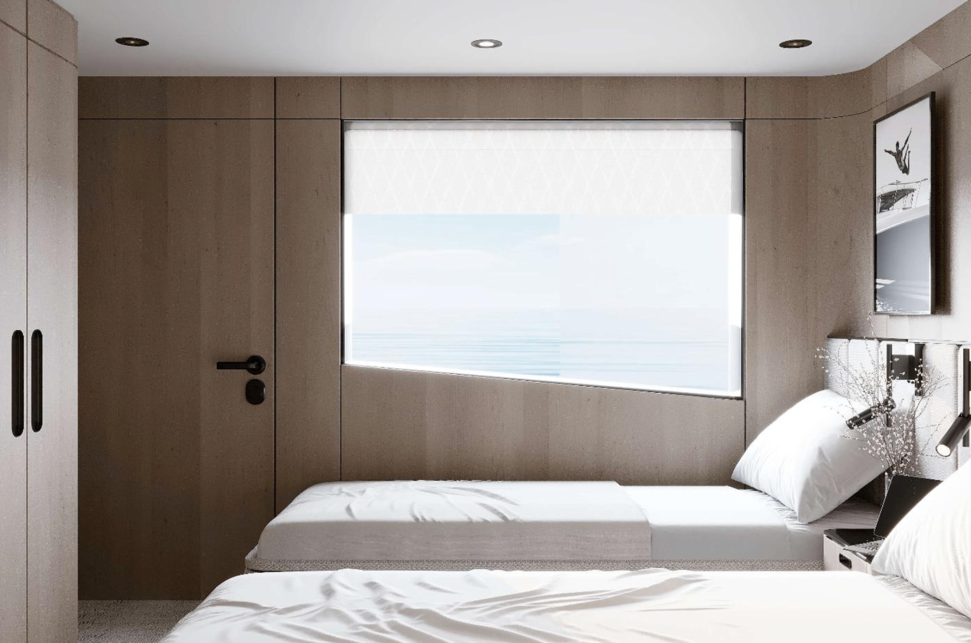 Twin stateroom ocean view