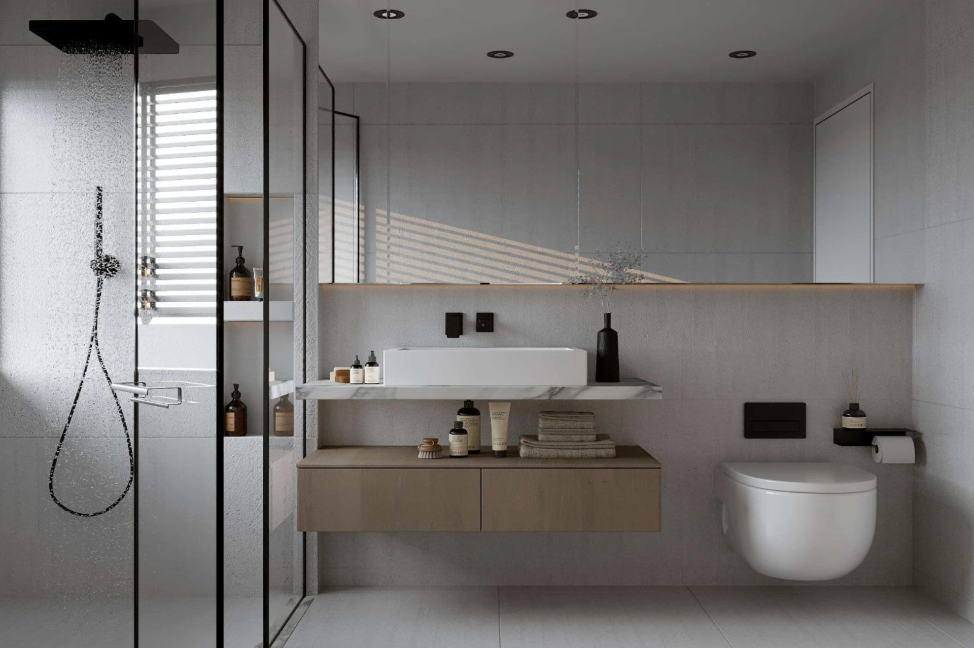 Ensuite bathroom vanity