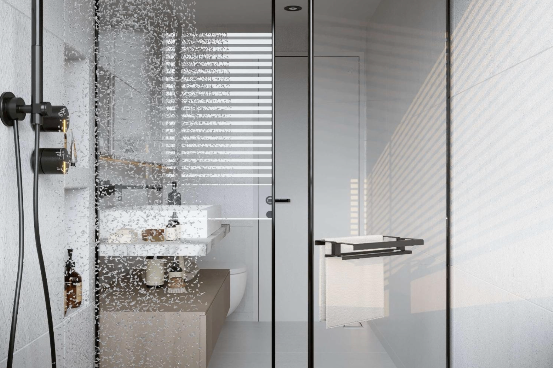 Ensuite shower detail