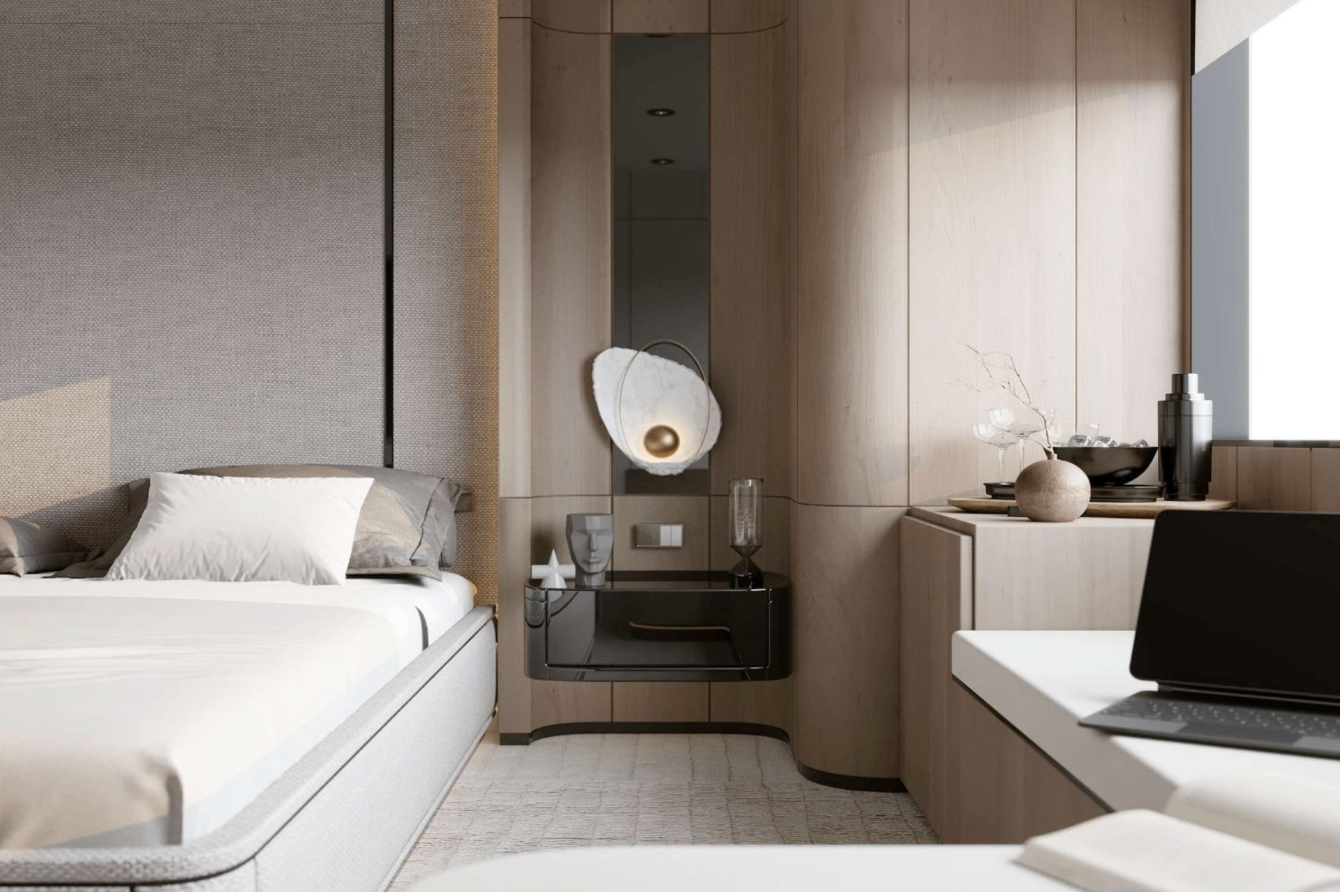 Master suite lounge corner