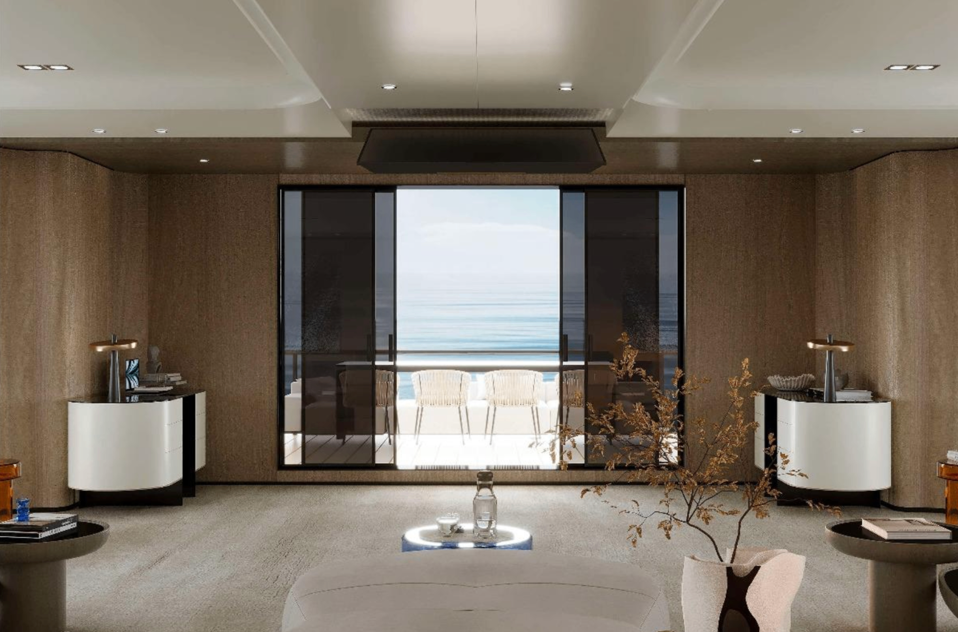 Interior with ocean view