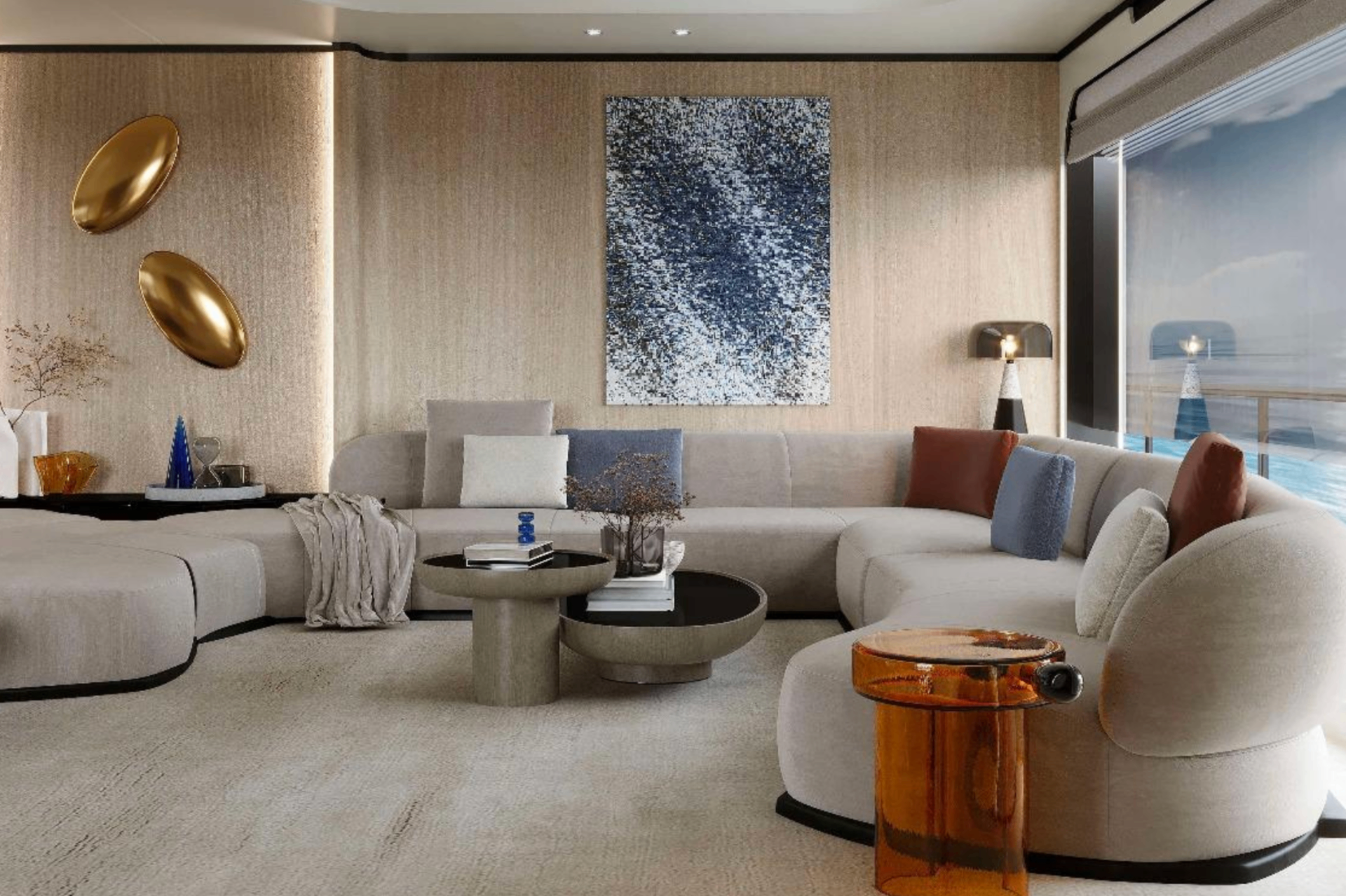 Salon art and seating